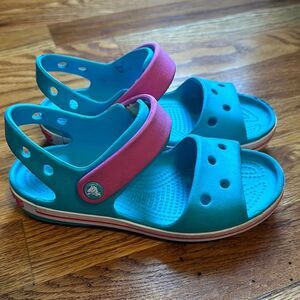 Girls Kids Crocs Sandal Summer Shoe Open Toe C 12